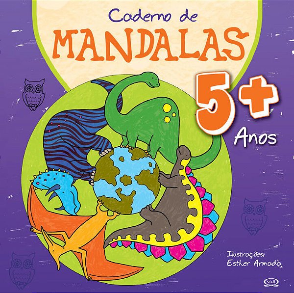 Livro Caderno de mandalas 5 + anos