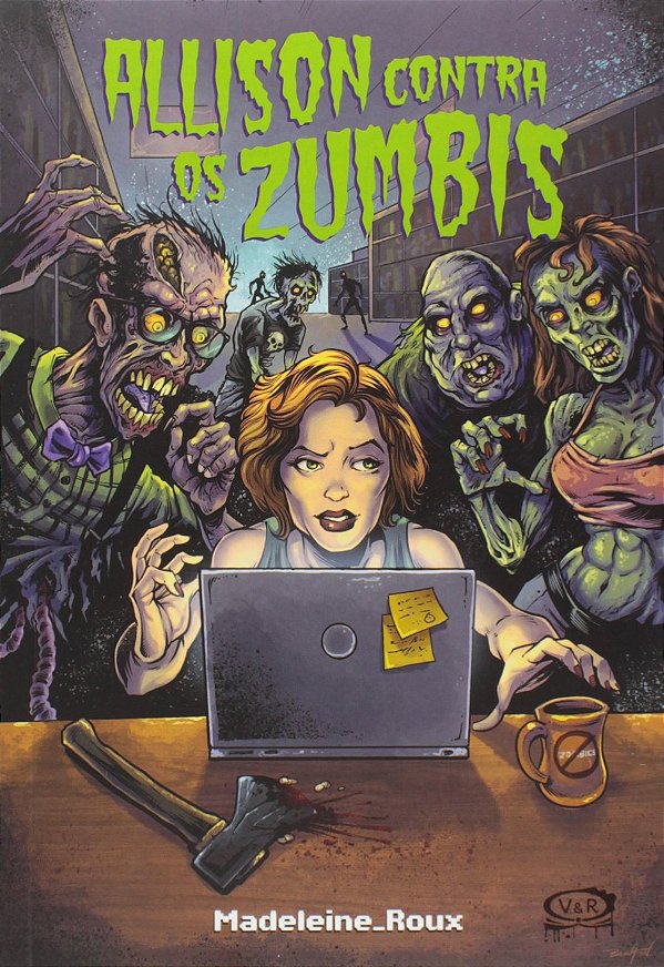Livro Allison Contra Os Zumbis