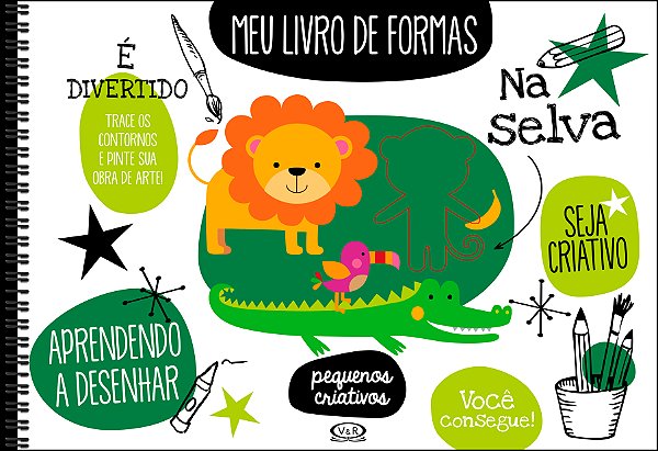 Livro Meu livro de formas: na selva