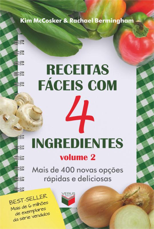 Livro Receitas fáceis com 4 ingredientes (Vol. 2)