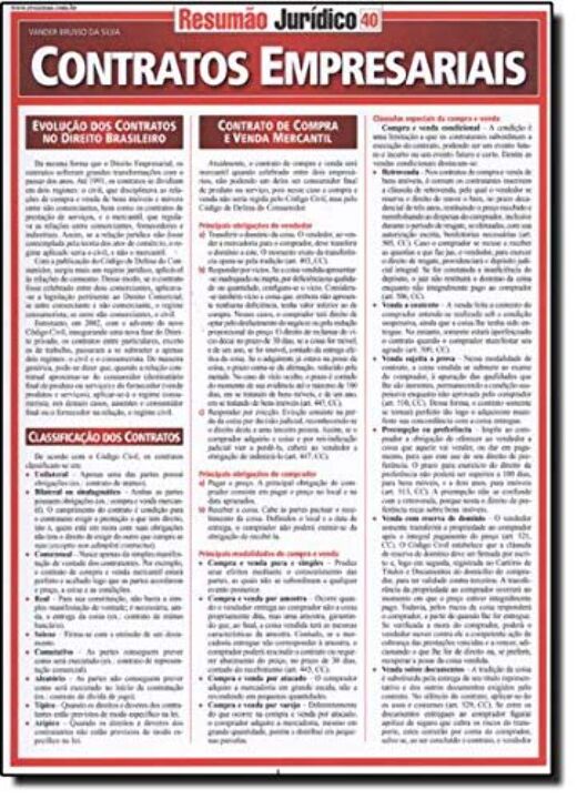 Livro Contratos empresariais
