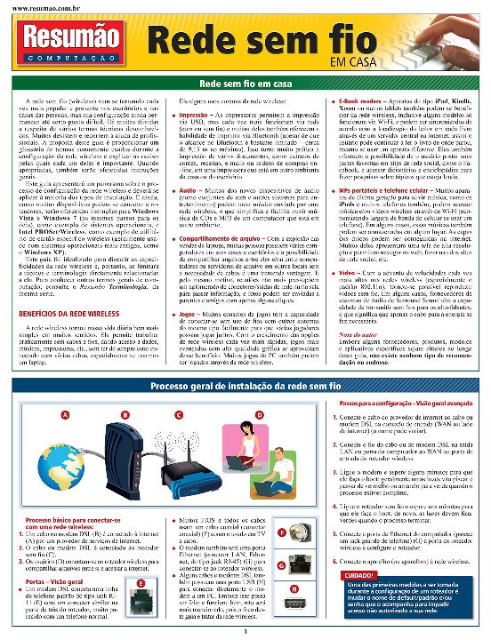Livro Rede sem fio em casa
