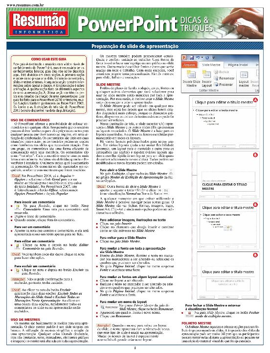 Livro Powerpoint - Dicas & truques
