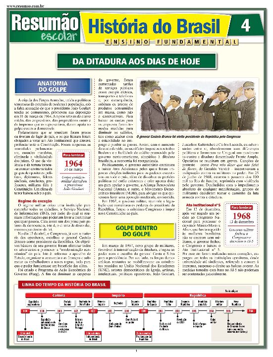 Livro História do Brasil 4 - República