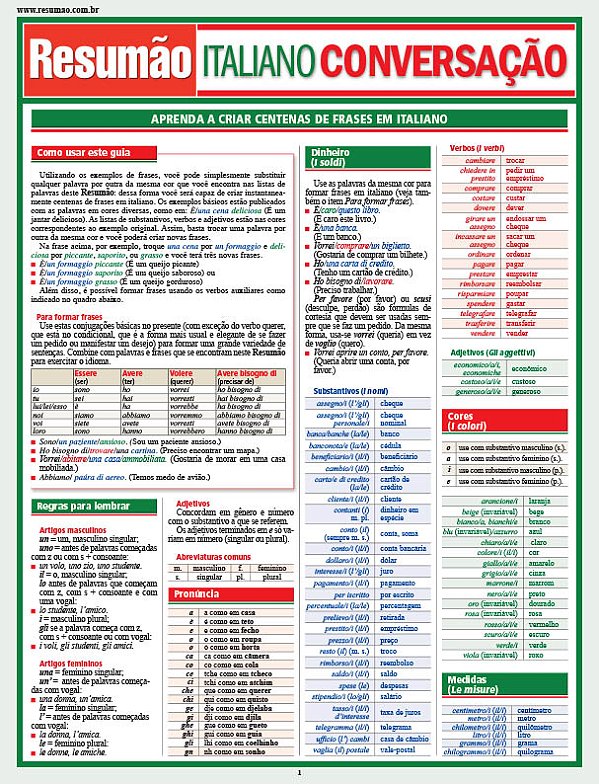 Livro Italiano - Conversação