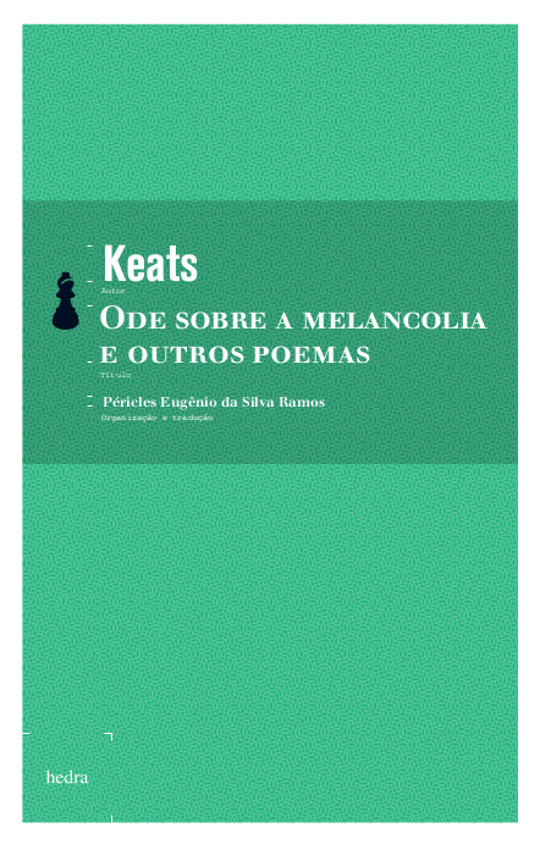 Livro Ode sobre a melancolia e outros poemas