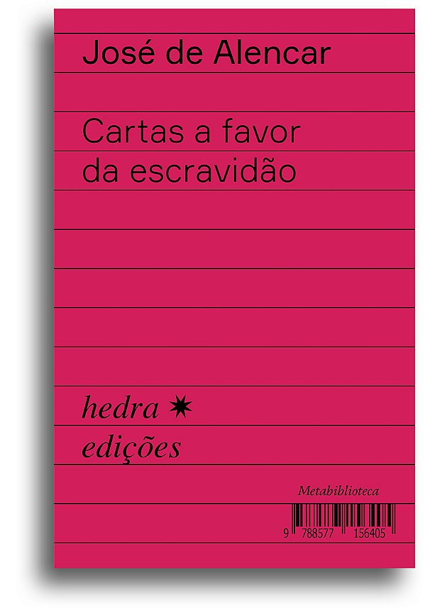 Livro Cartas a favor da escravidão