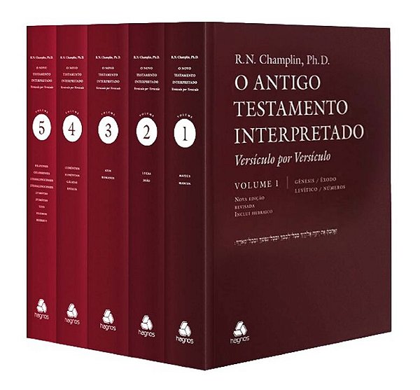 Livro Antigo Testamento Interpretado: 5 Volumes: Versícul...