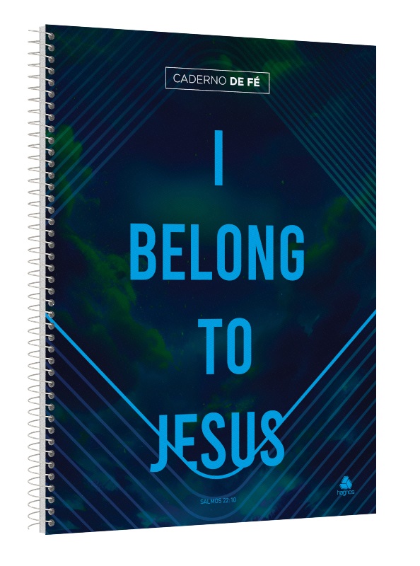 Livro Caderno De Fé - I Belong To Jesus