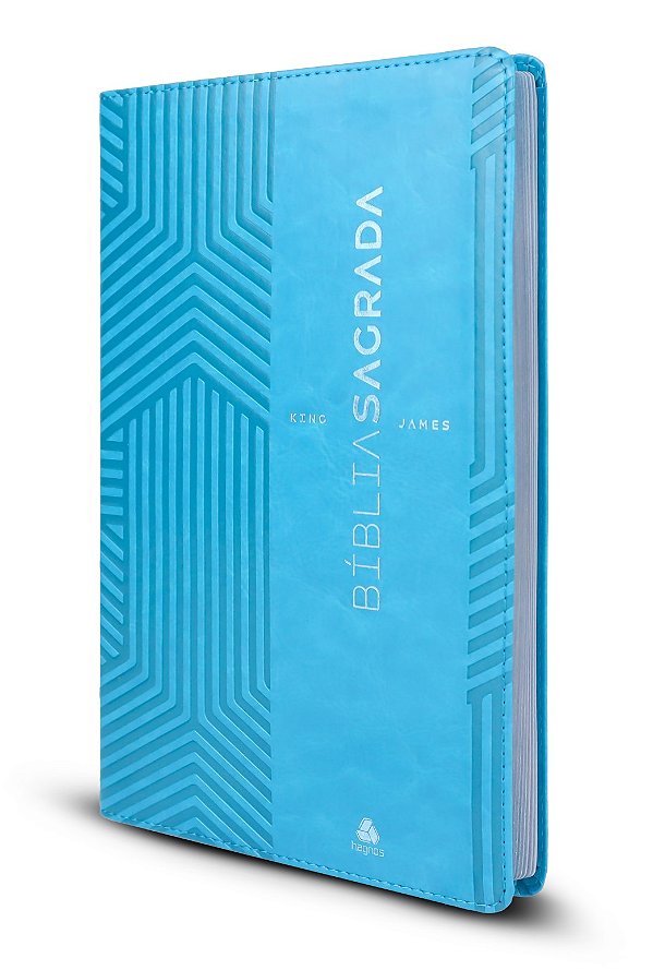 Livro Bíblia Sagrada King James - Ultrafina Slim -Turques...