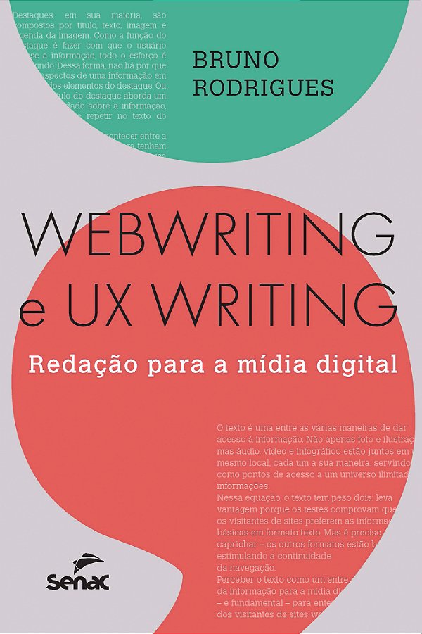 Livro Webwriting E Ux Writing - Redação Para A Mídia Digi...