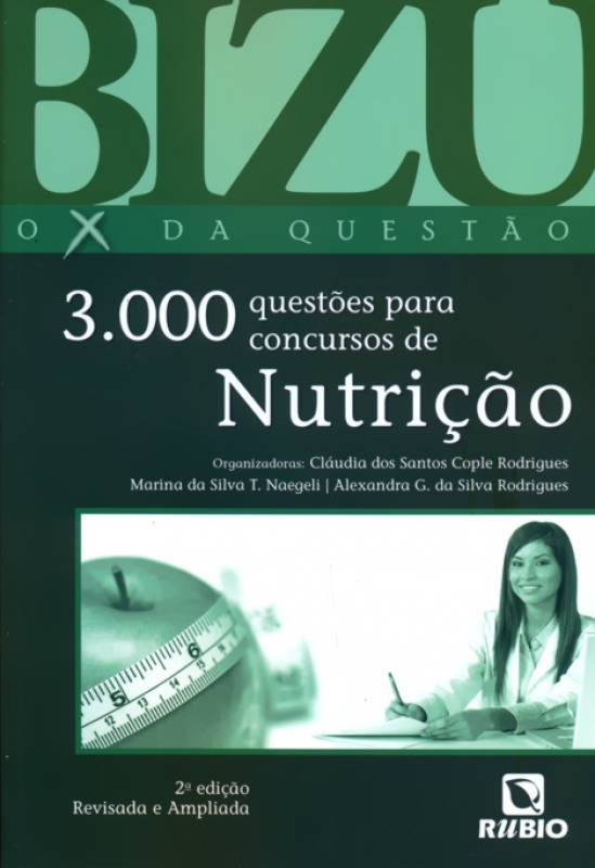 Livro 3.000 questões para concursos de nutrição (Volume 3)