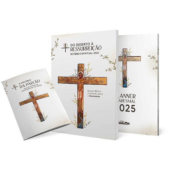 Livro Combo Do deserto à ressurreição retiro quaresmal + ...