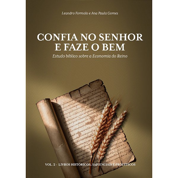 Livro Estudo Bíblico: Confia No Senhor E Faze O Bem - Vol...
