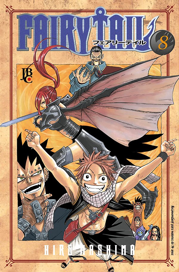 Livro Fairy Tail - Vol. 8