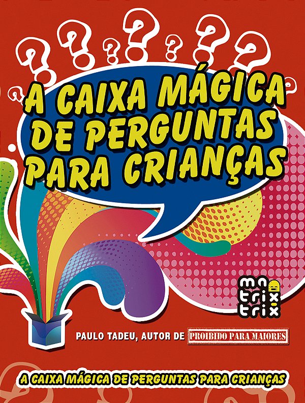 Livro A caixa mágica de perguntas para crianças