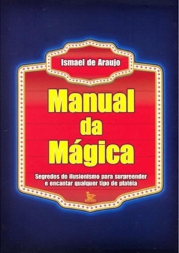 Livro Manual Da Mágica