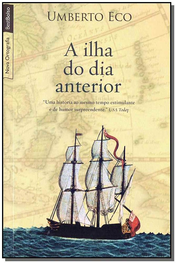 Livro A ilha do dia anterior (edição de bolso)