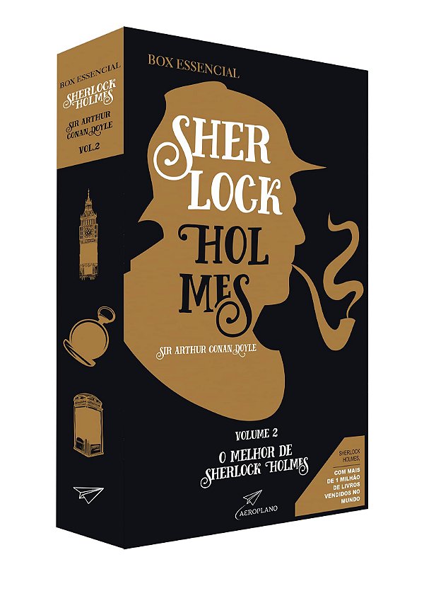 Livro Essencial Sherlock Holmes 2 - Box 3 Livros