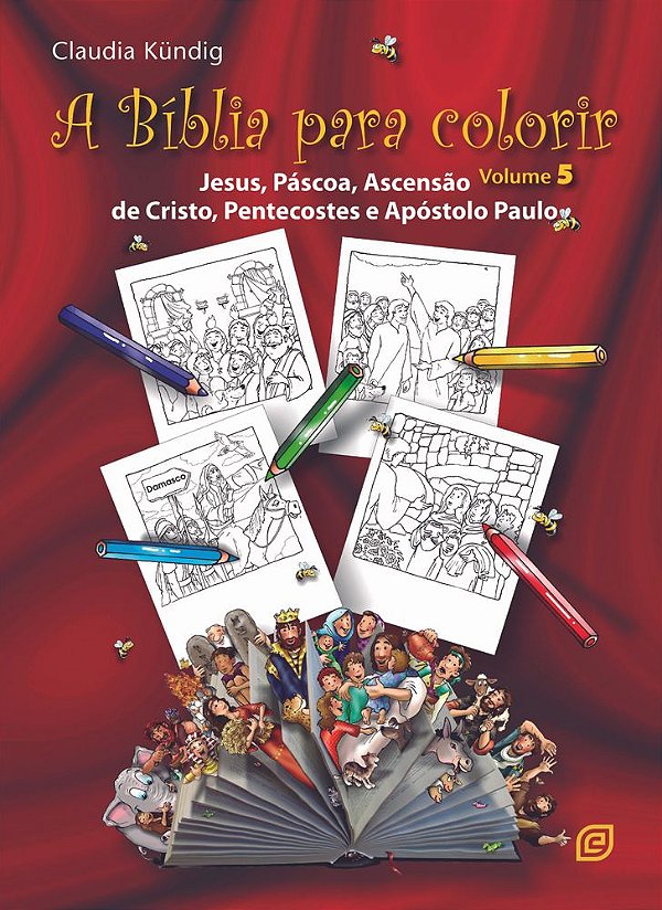 Livro A Bíblia para colorir - Vol. 5 - Jesus, Pascoa, Ascenção ...