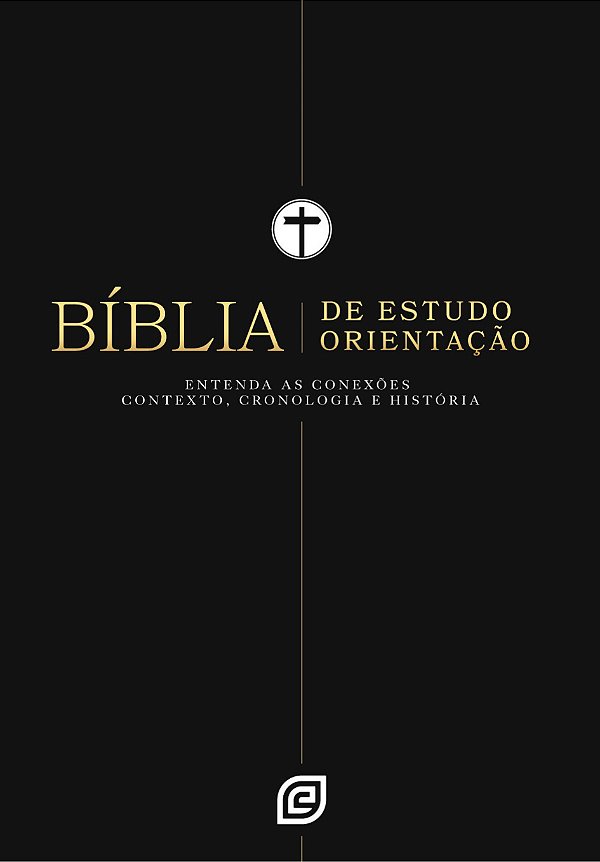 Livro Bíblia de Estudo Orientação - Capa Black - Versão N...