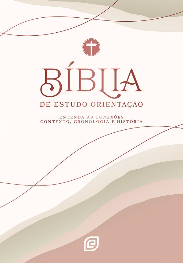 Livro Bíblia de Estudo Orientação - Capa Rose Olive - Ver...