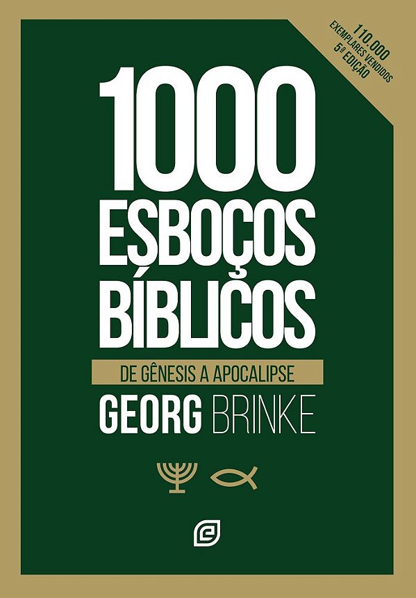 Livro Mil esboços bíblicos - 5ª Ed: de gênesis a apocalipse