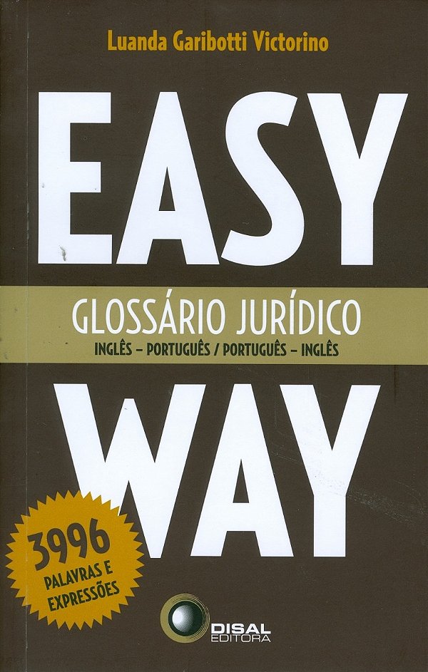 Livro Glossário jurídico: Inglês-português / Português-inglês -...
