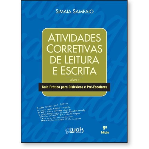 Livro Atividades corretivas de leitura e escrita