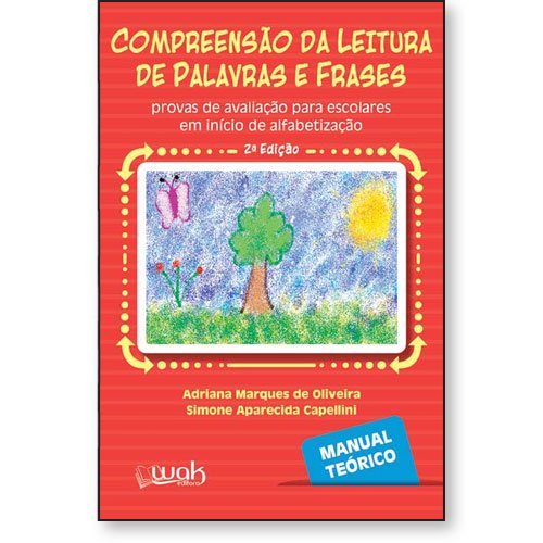 Livro Compreensão da leitura de palavras e frases - Provas de a...