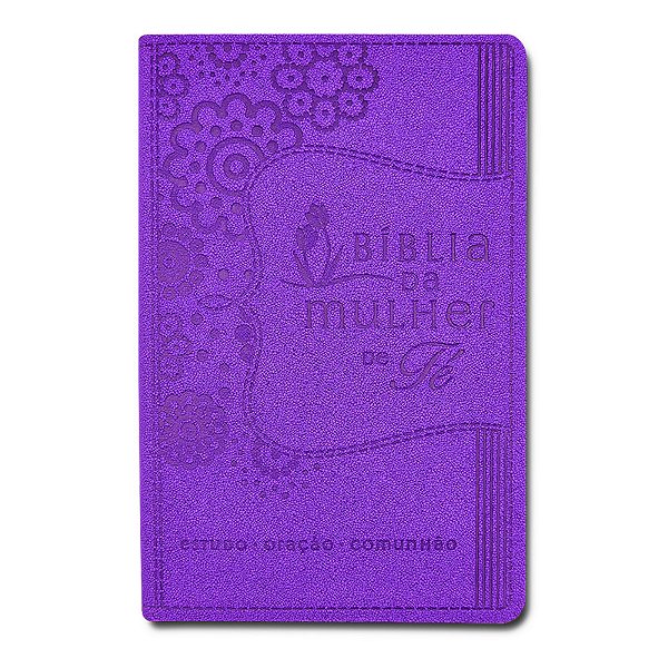 Livro Bíblia da Mulher de Fé, NVI, Couro Soft, Roxo: Estu...