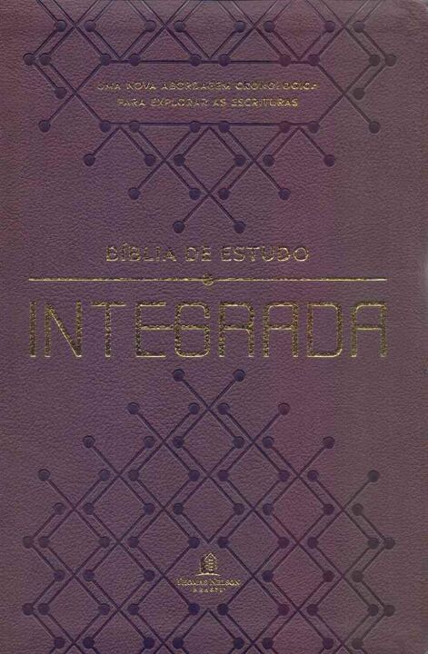 Livro Bíblia de Estudo Integrada, NVI, Couro Soft, Marrom