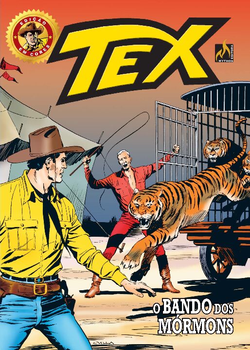 Livro Tex edição em cores Nº 39: O bando dos mórmons (Vol...