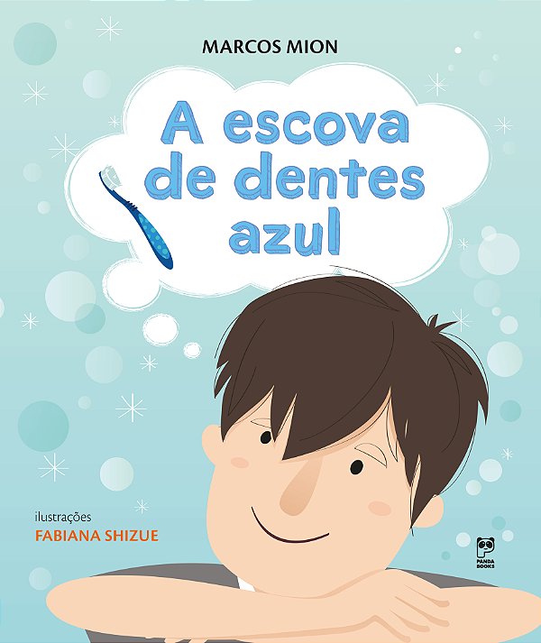 Livro A escova de dentes azul