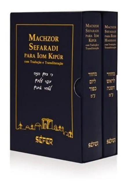 Livro Par De Machzor Sefaradi Para Grandes Festas