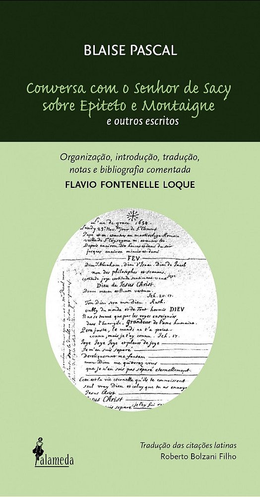 Livro Conversa com o senhor de Sacy sobre Epiteto e Montaigne e...
