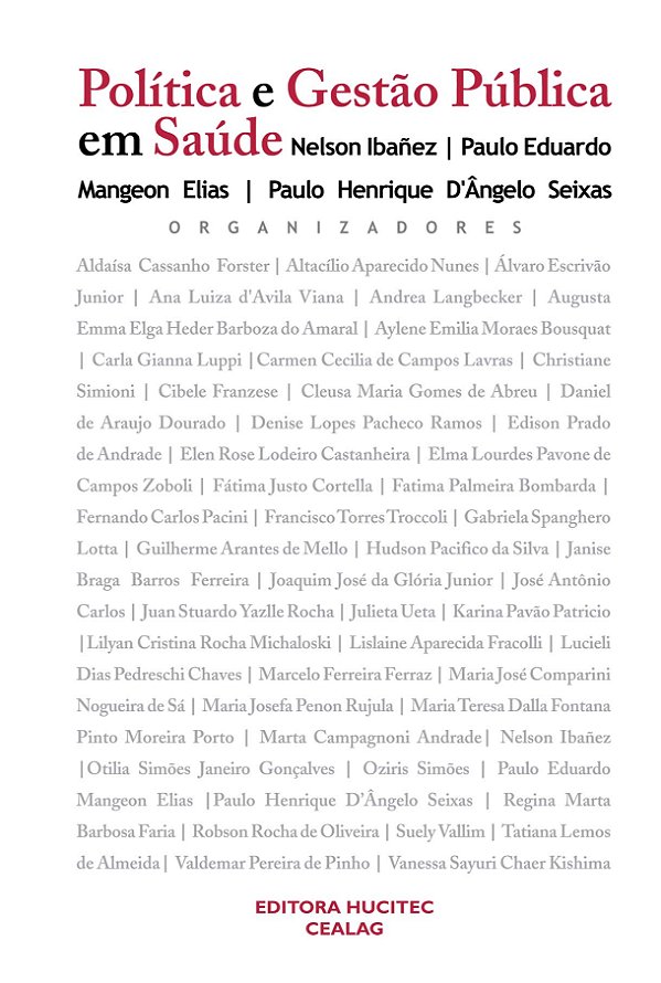 Livro Política e gestão pública em saúde