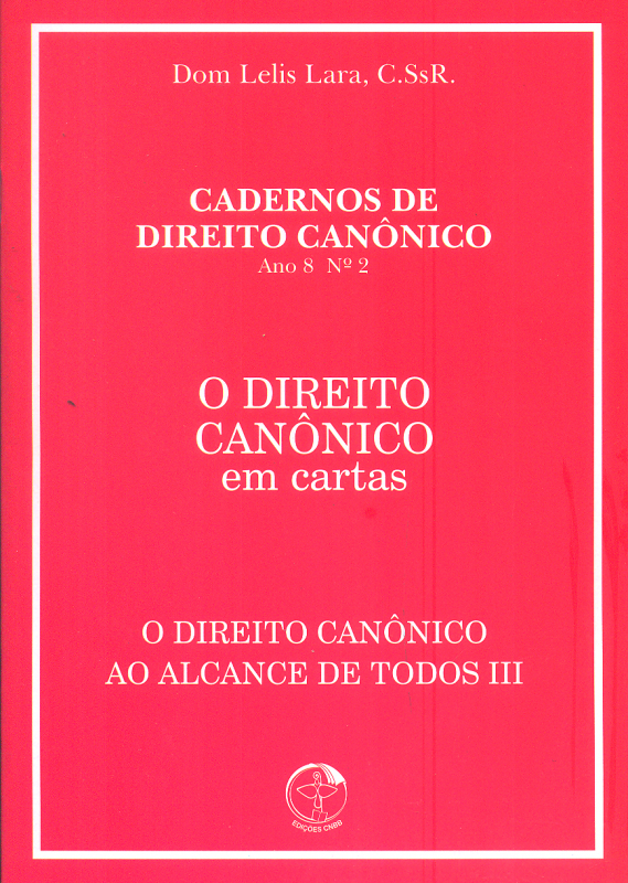 Livro O Direito Canonico Em Cartas - O Direito Canonico Ao Alca...