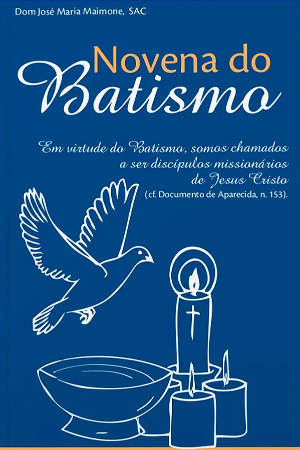 Livro Novena do batismo