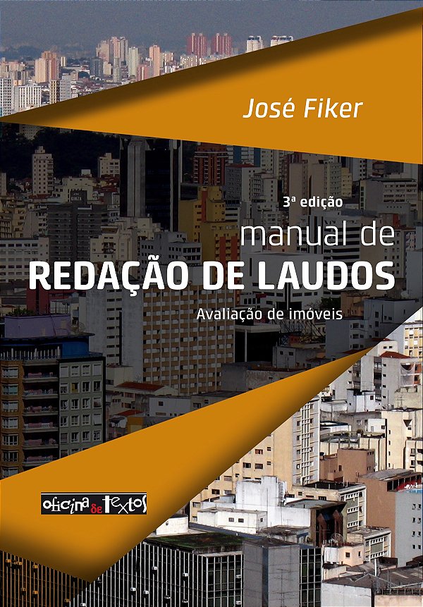 Livro Manual de redação de laudos: avaliação de imóveis
