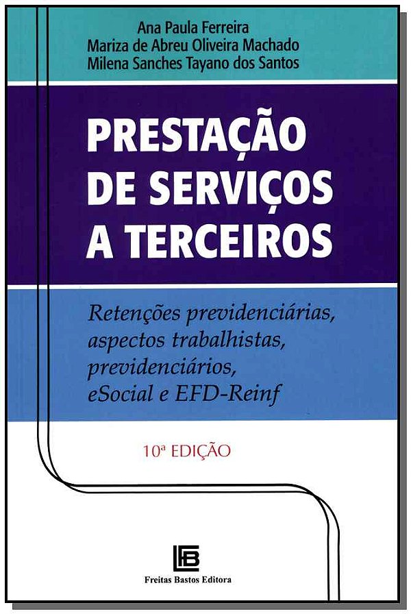 Livro Prestação De Serviços A Terceiros - 10Ed/19
