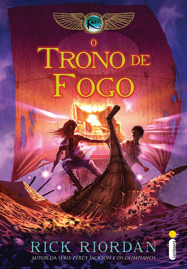 Livro O Trono de Fogo: (Série As crônicas dos Kane) (Volu...