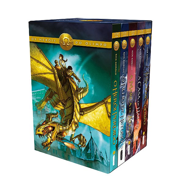 Livro Box Os Heróis do Olimpo