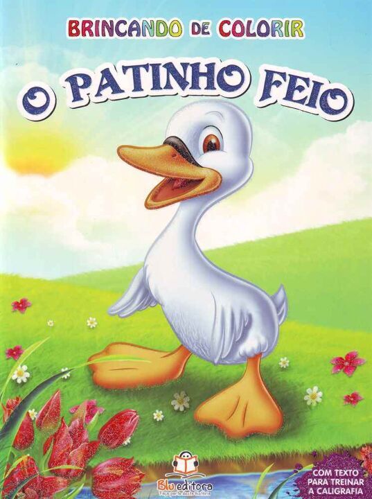 Livro Brincando De Colorir - O Patinho Feio