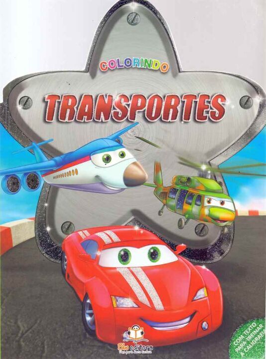Livro Colorindo - Transportes