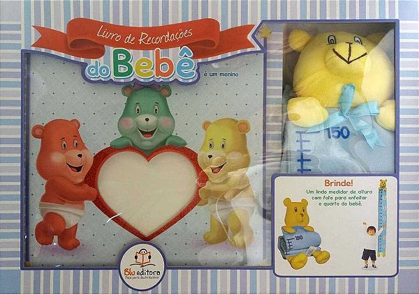 Livro Livro De Recordações Do Bebê - Menino
