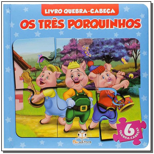 Livro Livro Quebra-Cabeça - Os Três Porquinhos