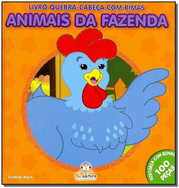 Livro Livro Quebra-Cabeçaa Com Rimas - Animais Da Fazenda