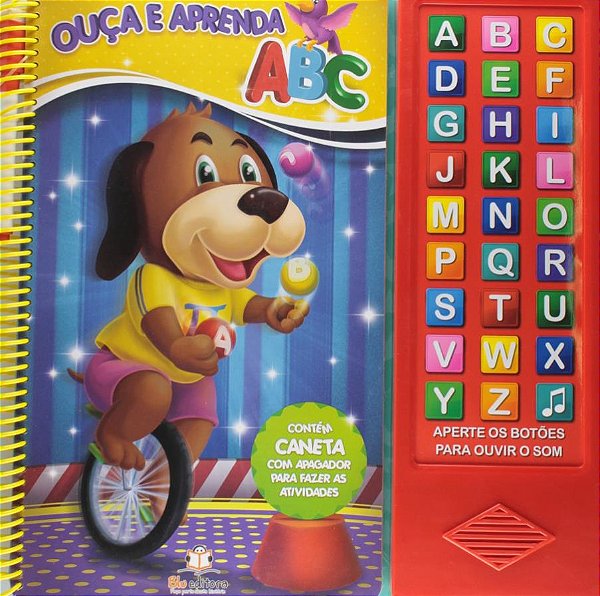Livro Ouça E Aprenda - Abc