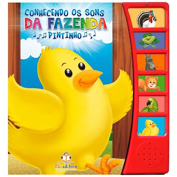 Livro Conhecendo Os Sons Da Fazenda: Pintinho